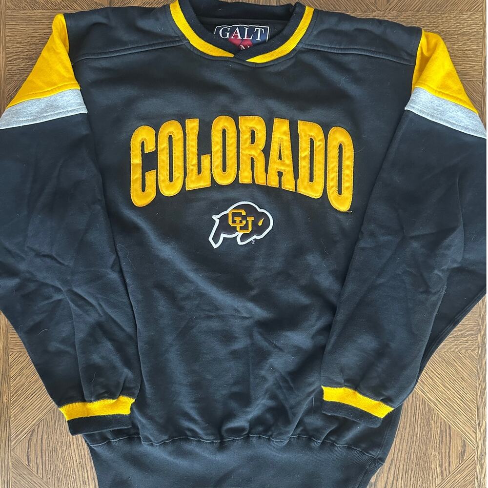 Vintage Galt Sand Colorado Buffaloes Crewneck Sweatshirt S